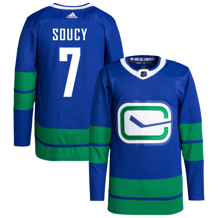 Carson Soucy Vancouver Canucks adidas Primegreen Authentic Pro Jersey - Royal