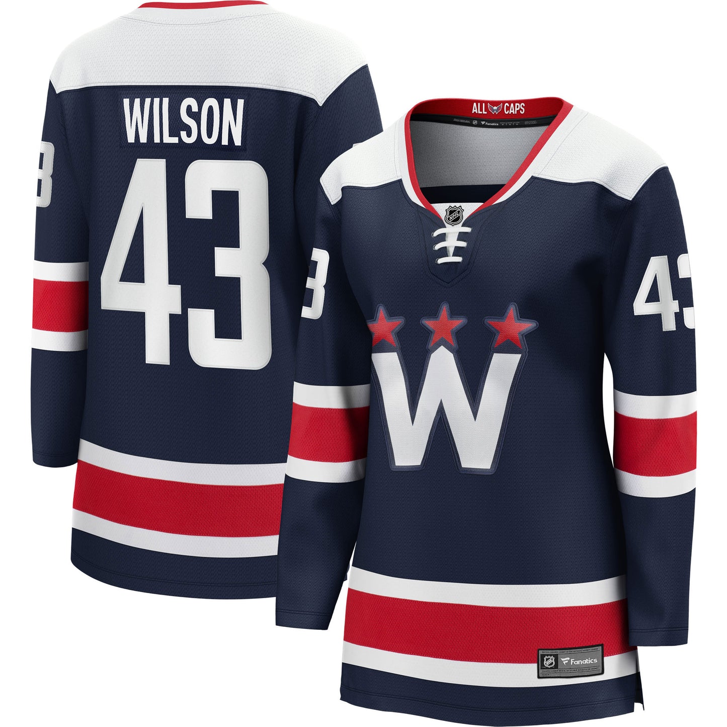 Tom Wilson Washington Capitals Fanatics Branded Women's Alternate 2020/21 Premier Breakaway Player Jersey - Navy
