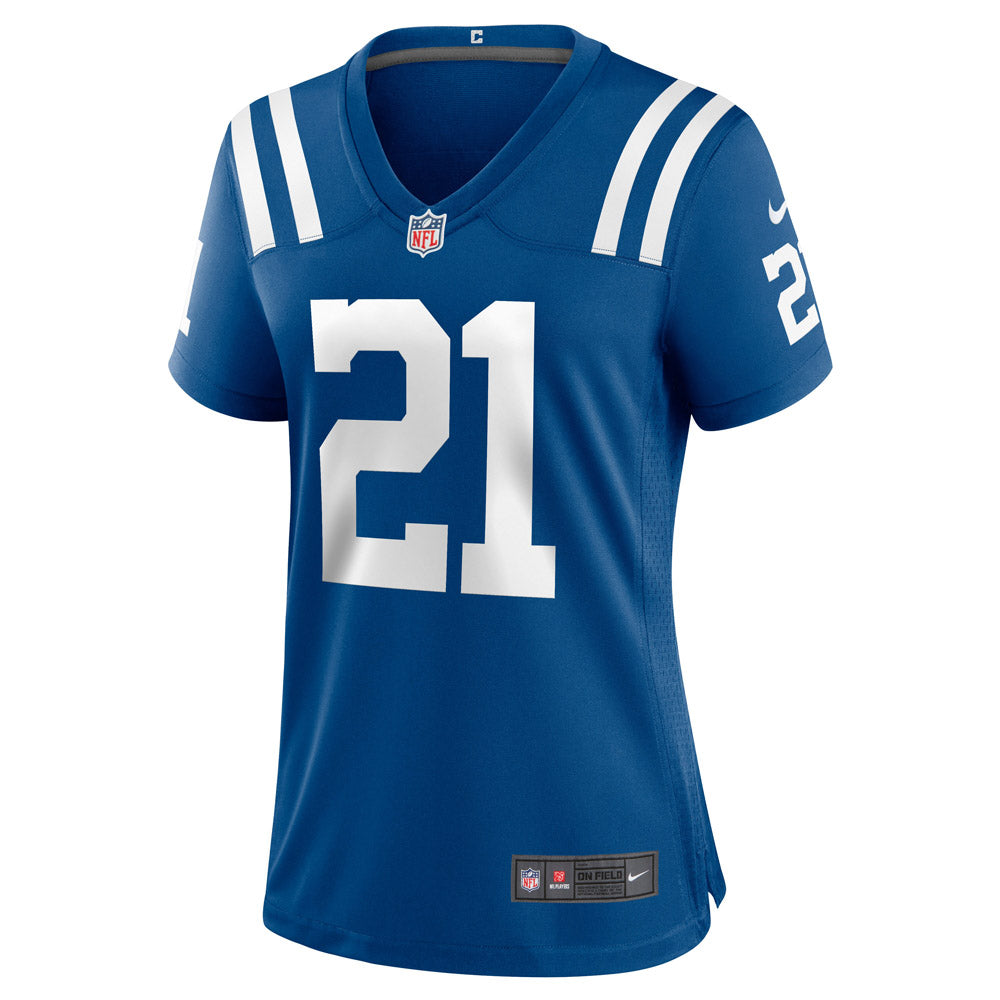 Women's Indianapolis Colts Nyheim Hines Game Jersey Royal Blue