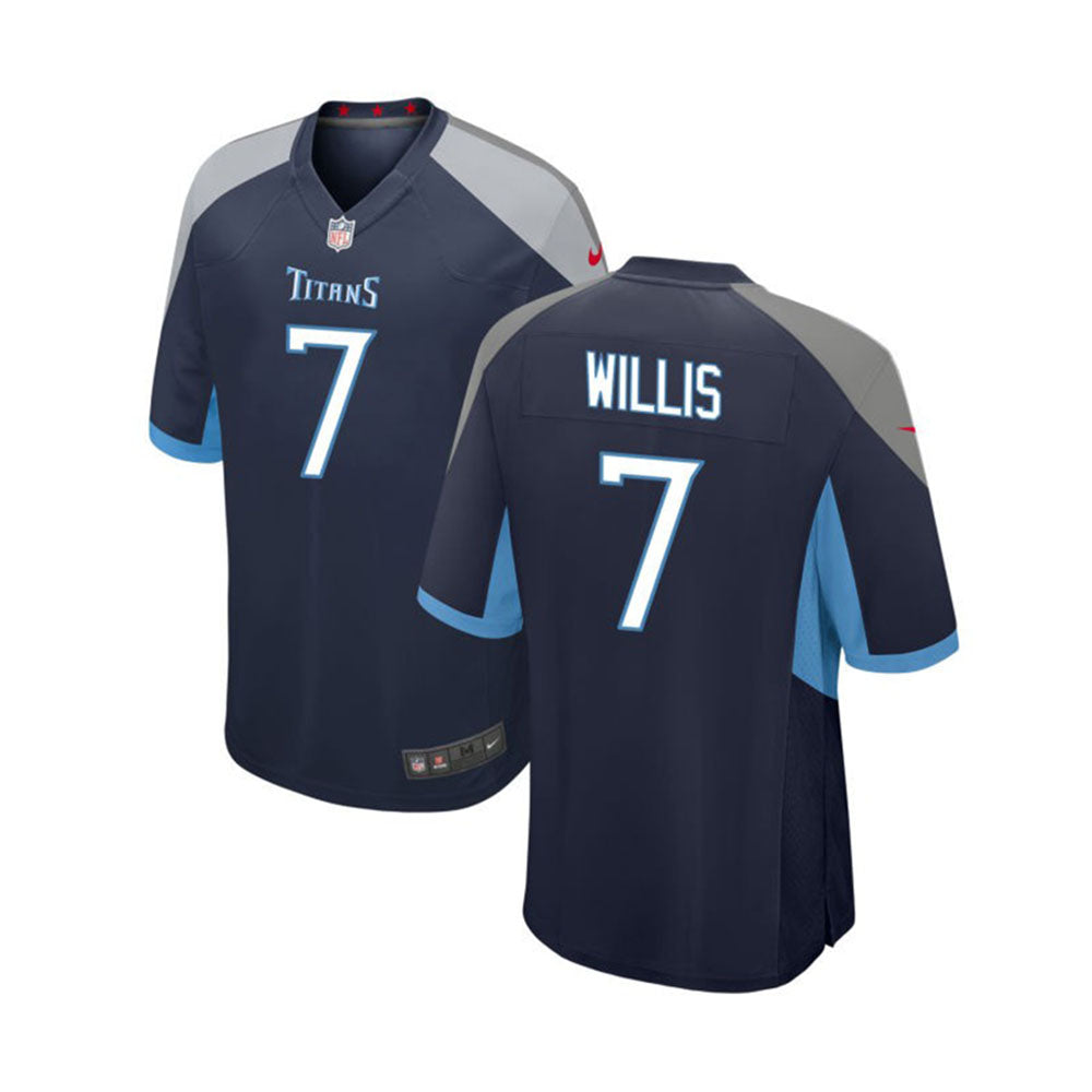 Men's Tennessee Titans Will Levis Game Jersey - Navy